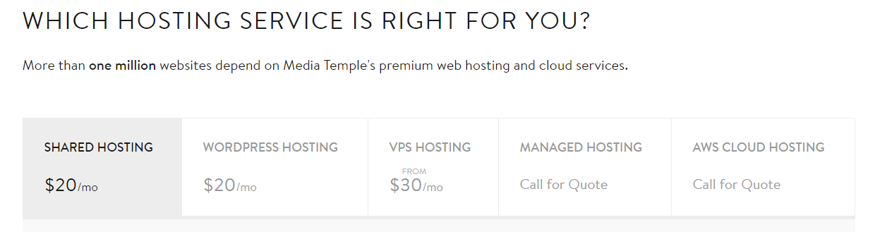 Mediatemple Hosting Services