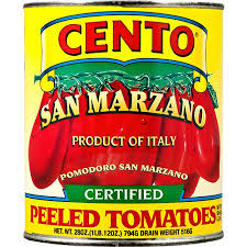 Canned Cento san marzano tomatoes