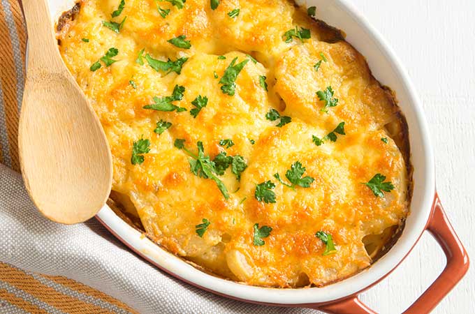 Easy Scalloped Potatoes Recipe: So cheesy & creamy! -Baking a Moment